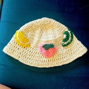Cotton  crocheted baby hat